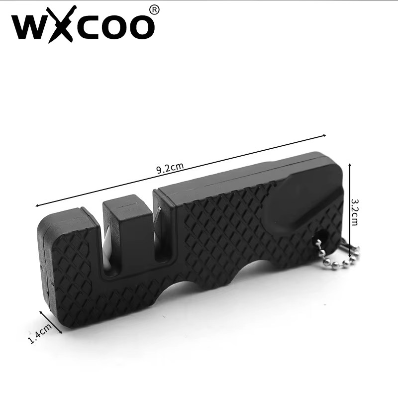WXCOO Affûteur de couteaux manuel portable rapide et professionnel pour cuisine, outil de cuisine po