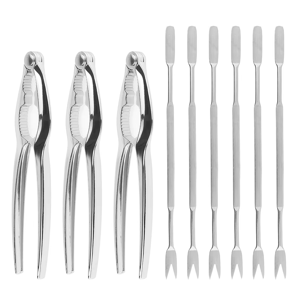 Ensemble d'outils pour fruits de mer, fourcommuniste à craquelins, coquille de crabe shlesscrab, out