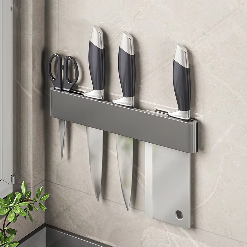 Support de rangement multifonctionnel de cuisine, porte-couteau Simple mural, rangement pour couteau