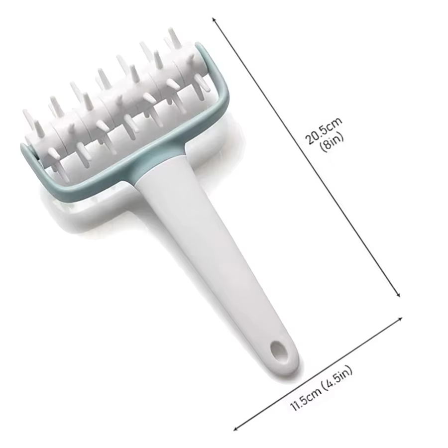 1 pièce Perforateur à pizza en PP, rouleau à pâte à pizza, perforateur à aiguilles, perforateur à pâ