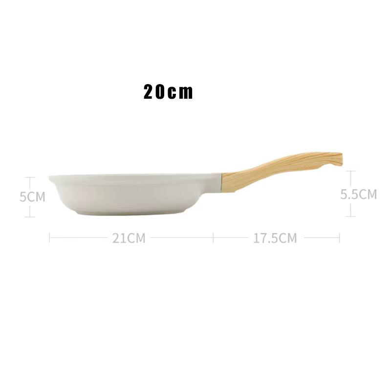 Wok antiadhésif épais, poêle en céramique, cuisinière à gaz à Induction domestique, ustensiles de cu