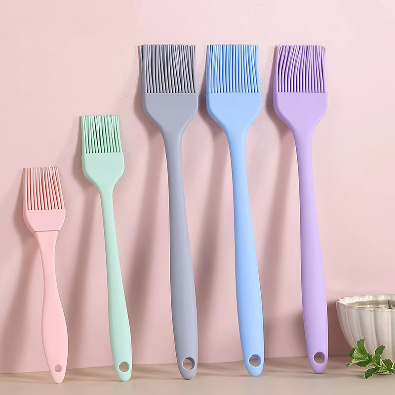 Brosse longue à huile de cuisson en Silicone, cuisine, tartes de Pizza, pâtisserie, épandeur de beur