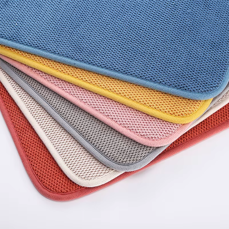 Tapis de séchage de vaisselle dans l'armoire, napperon de Table absorbant en microfibre, antidérapan