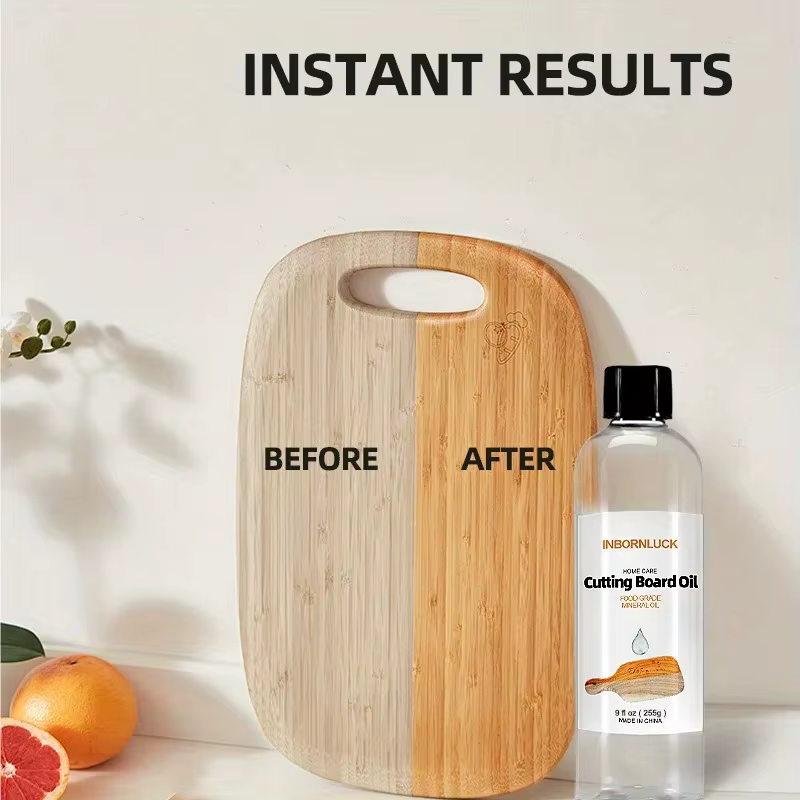 Huile minérale de qualité alimentaire pour planches à découper-après-shampooing en bois naturel et p