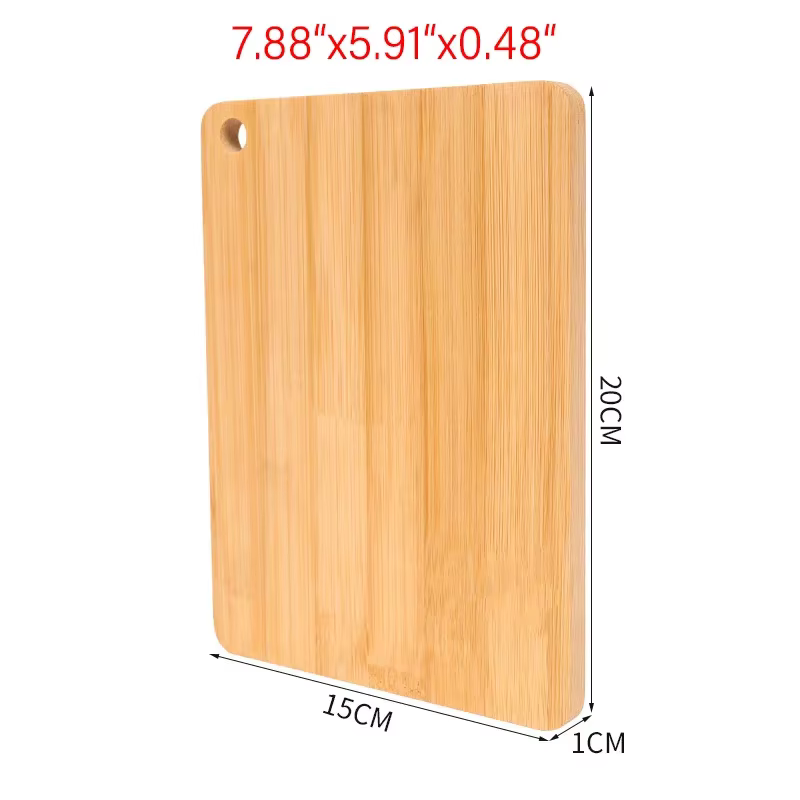 Planche à découper en bois pour la cuisine, planche à découper pour la viande, entièrement en bambou