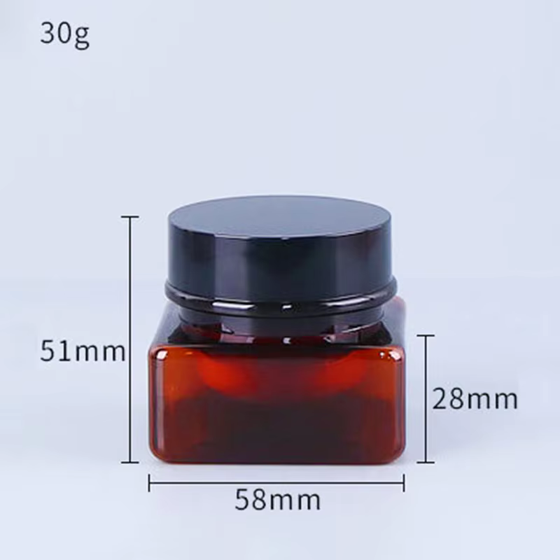 Bouteille de pulvérisation vide 30/50/70/100/120ml, 1 pièce, bouteille marron pour Lotion à pression