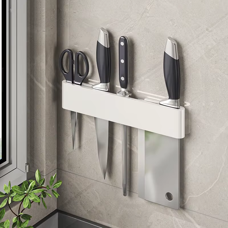 Support de cuisine multifonctionnel, porte-couteaux mural simple pour ranger les couteaux de cuisine