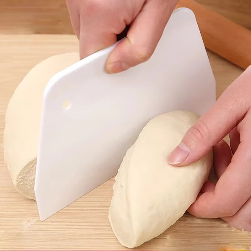 Coupe-pâte polyvalent, bol grattoir pour pâte à pain, gâteau Fondant, spatule à crème, bricolage, co
