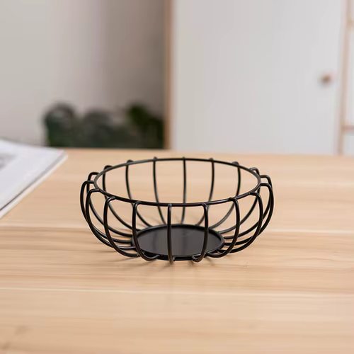 Panier de rangement d'ail, couvercle en céramique, panier de rangement en fer forgé, oeuf, oignon, g