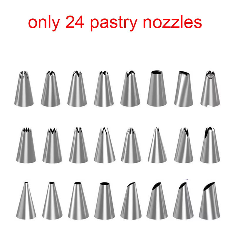 Embouts et sacs pour passepoil de pâtisserie, 33 pièces, Kit d'accessoires professionnels pour pâtis