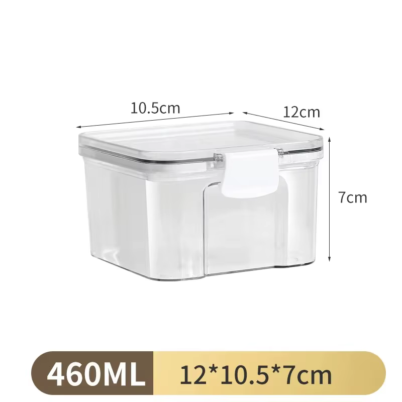 Nouvelle boîte de rangement hermétique en plastique pour cuisine, avec tiroir, pour céréales, fruits
