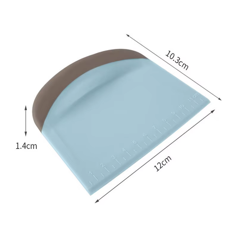 Grattoir à pâte bol grattoir pain crème gâteau Pizza Cutter banc grattoir coupe-pâte bricolage cuiss