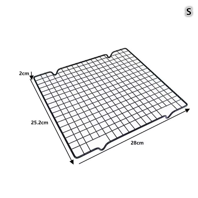 Support de refroidissement pour pain, biscuits, gâteaux, en acier inoxydable, grille sèche goutte à 