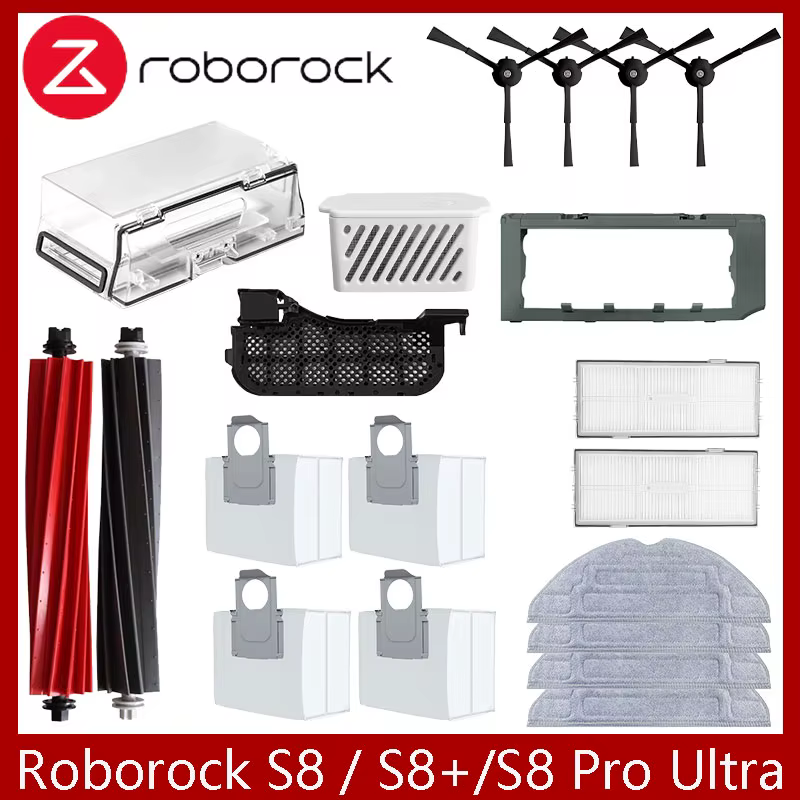 Roborock S8 S8 Pro Ultra S8 + Robot aspirateur pièces de rechange brosses latérales principales tiss