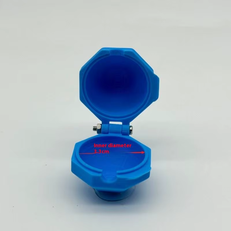 Moule de mise en forme de gâteau rond bleu, boule en plastique imprimée en 3D, cadre de pâtisserie a