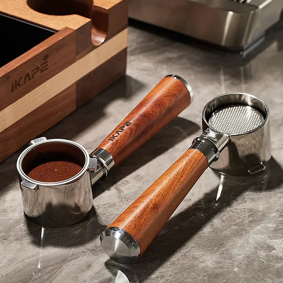 IKAPE – porte-filtre sans fond, pour Delonghi/Barsetto/Berivlle/Lamarzocco/Welhome/Flair58/ECM/Lelit