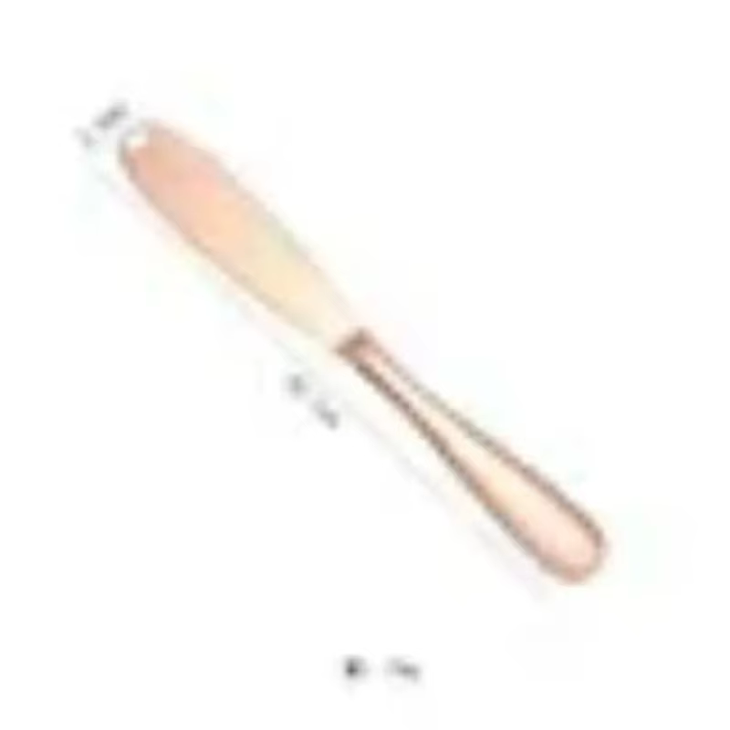 Couteau à beurre en acier inoxydable, couteau à découper multifonction avec trous pour pain grillé,