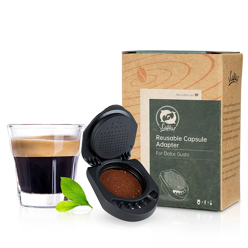 Adaptateur de capsule de café réutilisable pour Dolce Gusto, conversion de capsule, compatible avec 