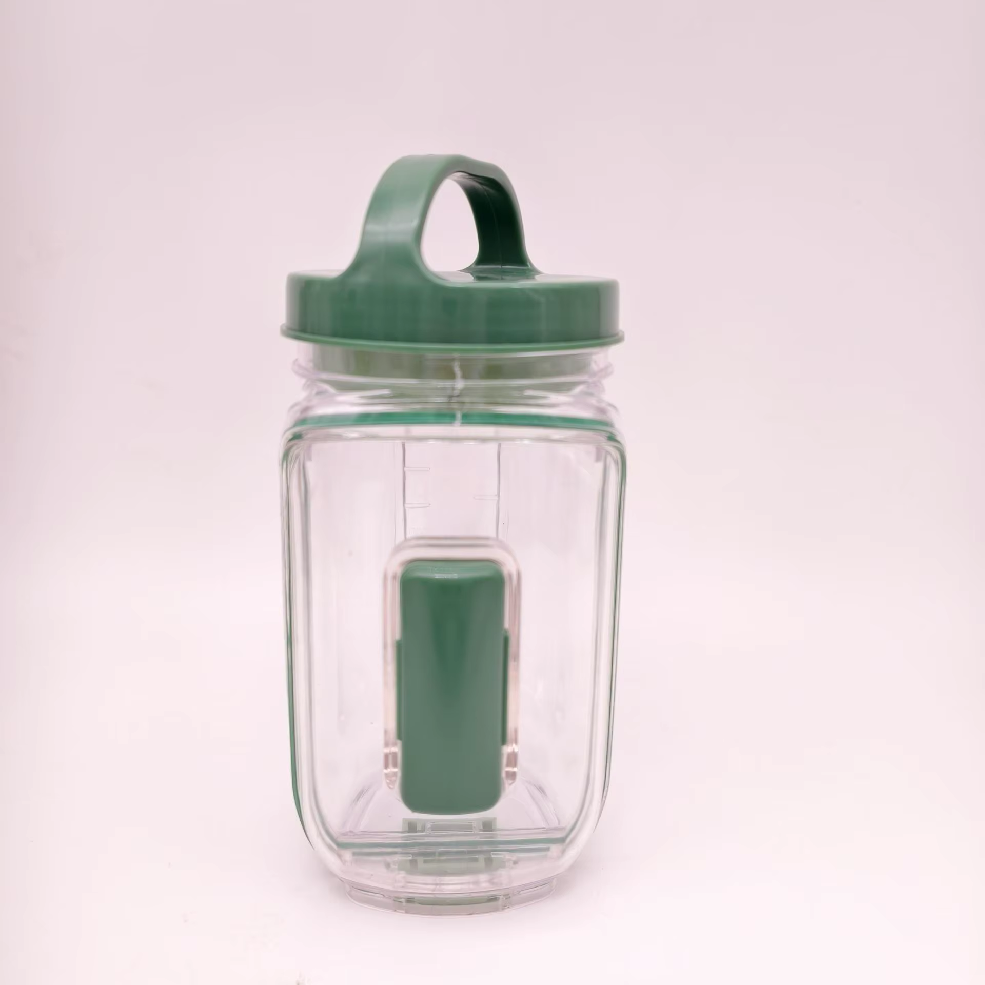 Pot à salade Mason Jar avec ouverture latérale, étanche, à compartiments verticaux, pour salade à em