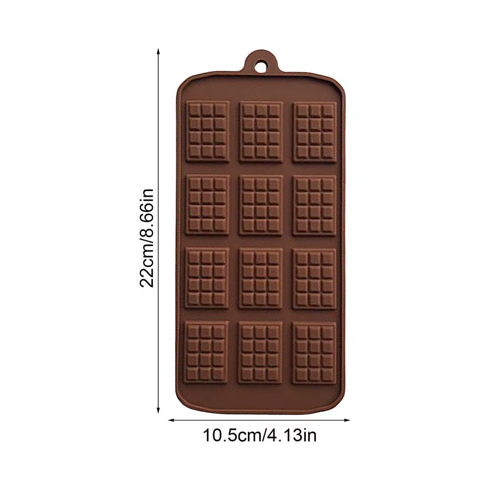 Moules à chocolat DIY en silicone antiadhésifs réutilisables pour gâteaux, chocolats, bonbons, fonda