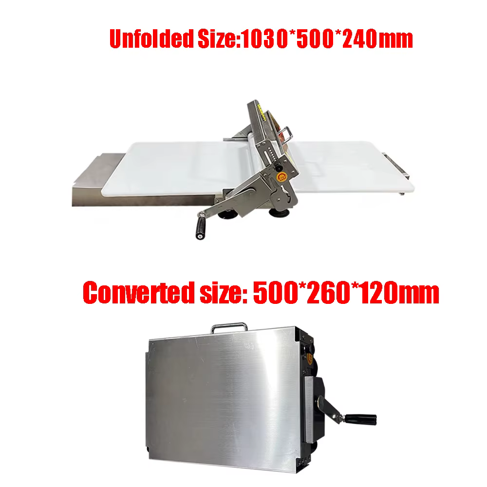 Laminateur de pâtisserie professionnel 40CM, Machine à feuilles de pâtisserie, réglages d'épaisseur