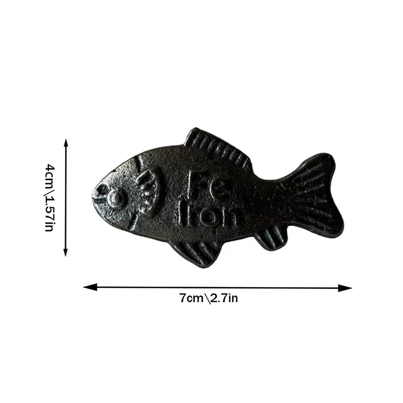 Outil de cuisson en fer pour poissons et oiseaux – Complément de fer naturel pour les repas, outil d