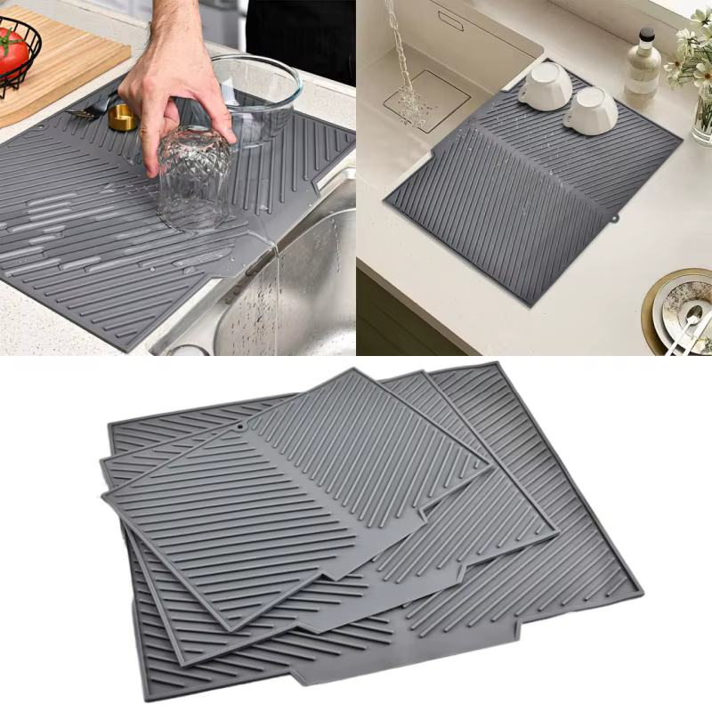 Tampon de vidange en Silicone, 1 pièce, ouverture de dérivation, pente, plat, tasse, tampon de range
