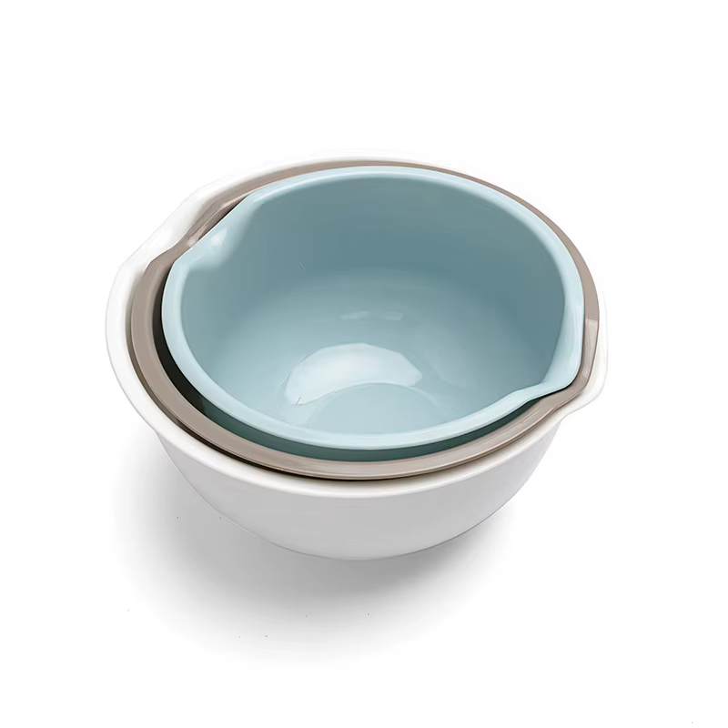 Bol à salade ensemble de trois pièces, ensemble de quatre pièces ménage cuisine lavage cuisson bol m