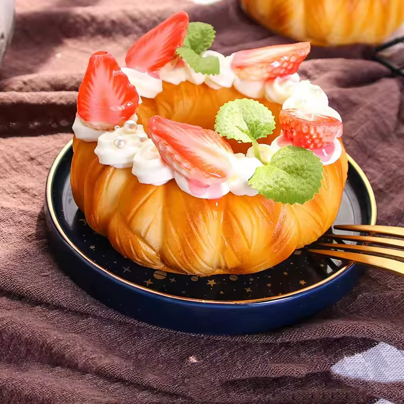 Simulation de gâteau aux fruits, faux modèle alimentaire, décoration de pain, cuisson, accessoires d