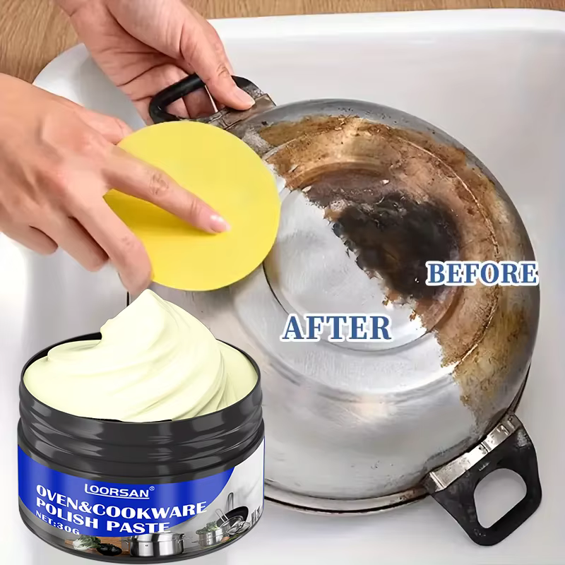 LOORSAN – crème métallique antirouille, pâte à polir universelle, ustensiles de cuisine polyvalents,