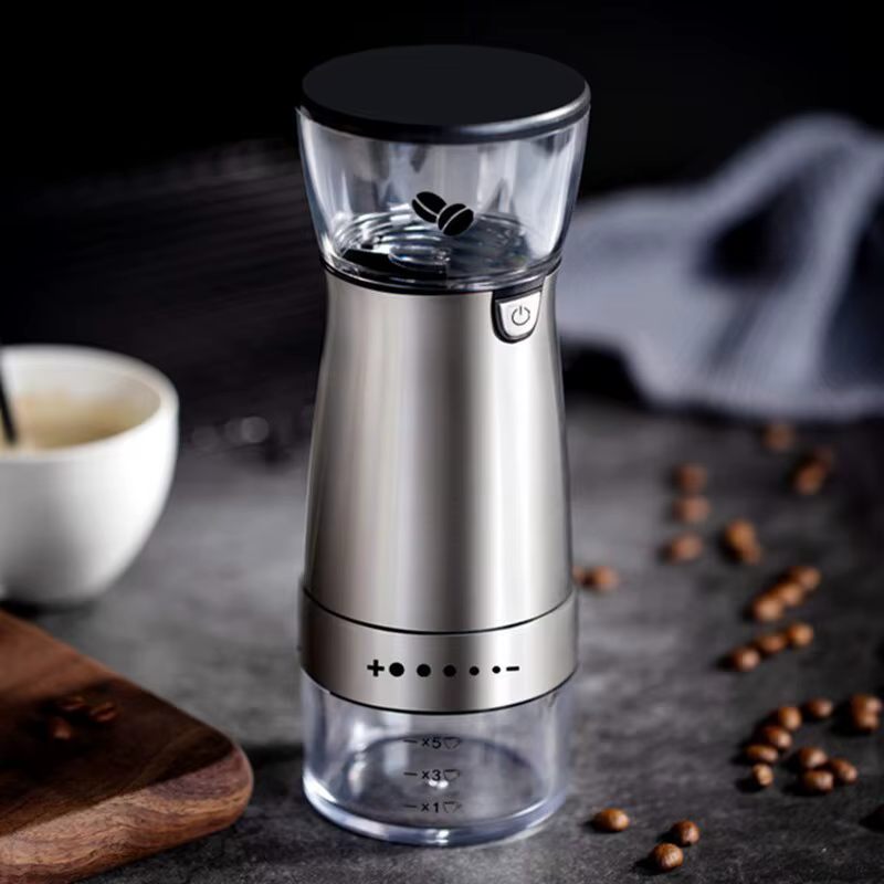 Moulin à café électrique portable, nouvelle mise à niveau TYPE-C Charge USB Professionnel Céramique 