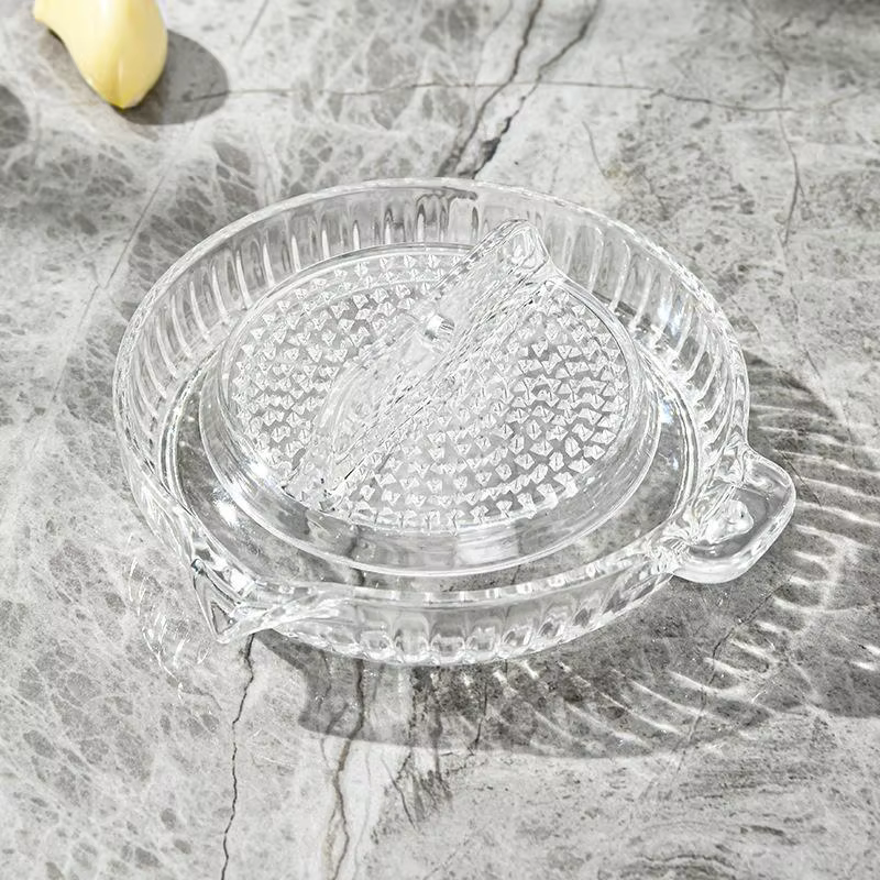 Gadgets alimentaires en plastique gingembre ail râpe outils Masher avec couvercles cuisine fruits lé