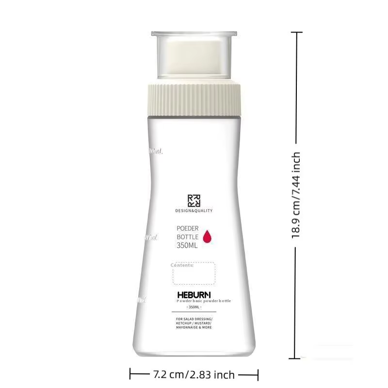 Bouteille d'assaisonnement de 350ML, pot de poivre, d'épices, de sel, de sucre, de farine, de poudre