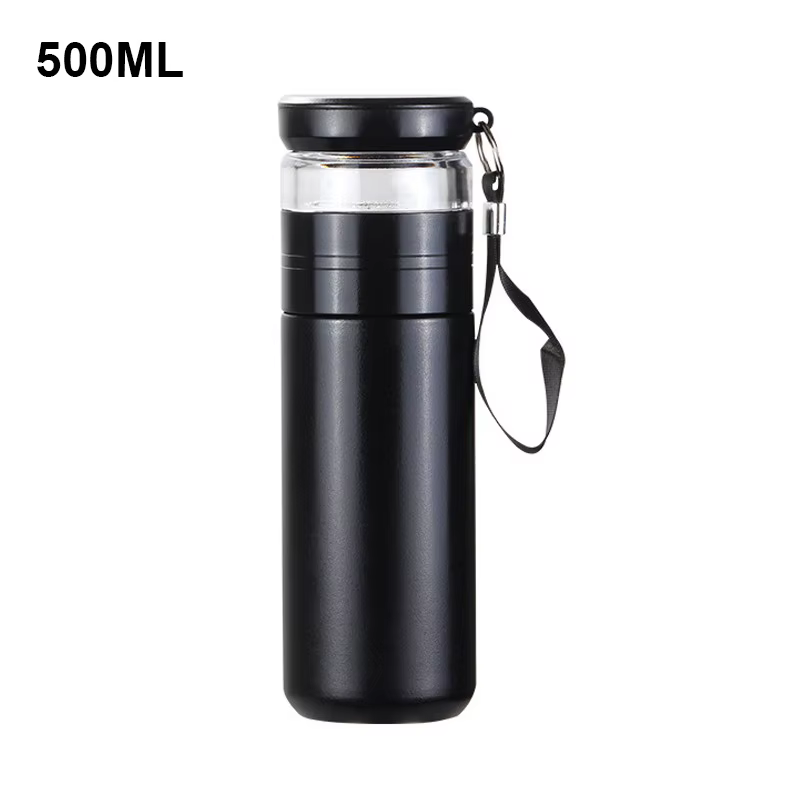 Tasse isotherme avec filtre, bouteille à thé en acier inoxydable, infuseur à thé, tasse sous vide av