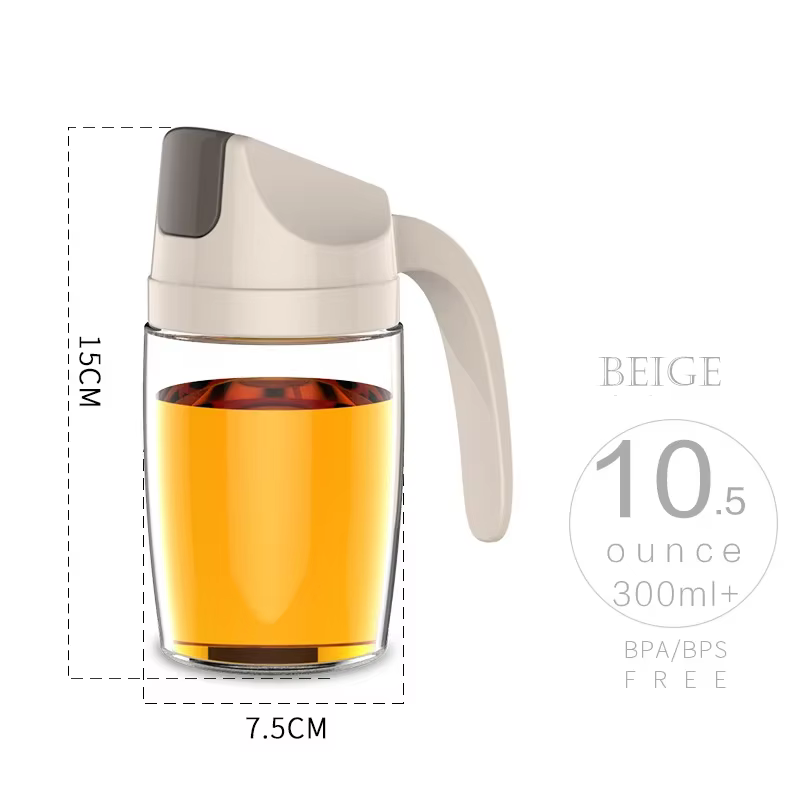 Bouteilles à ouverture automatique pour huile et vinaigre, récipient d'huile d'olive, miel, bouteill