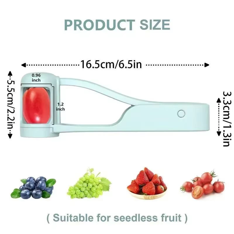 Coupe-tomate, outils de raisin, séparateur de salade de fruits cerises, artefact pour les tout-petit