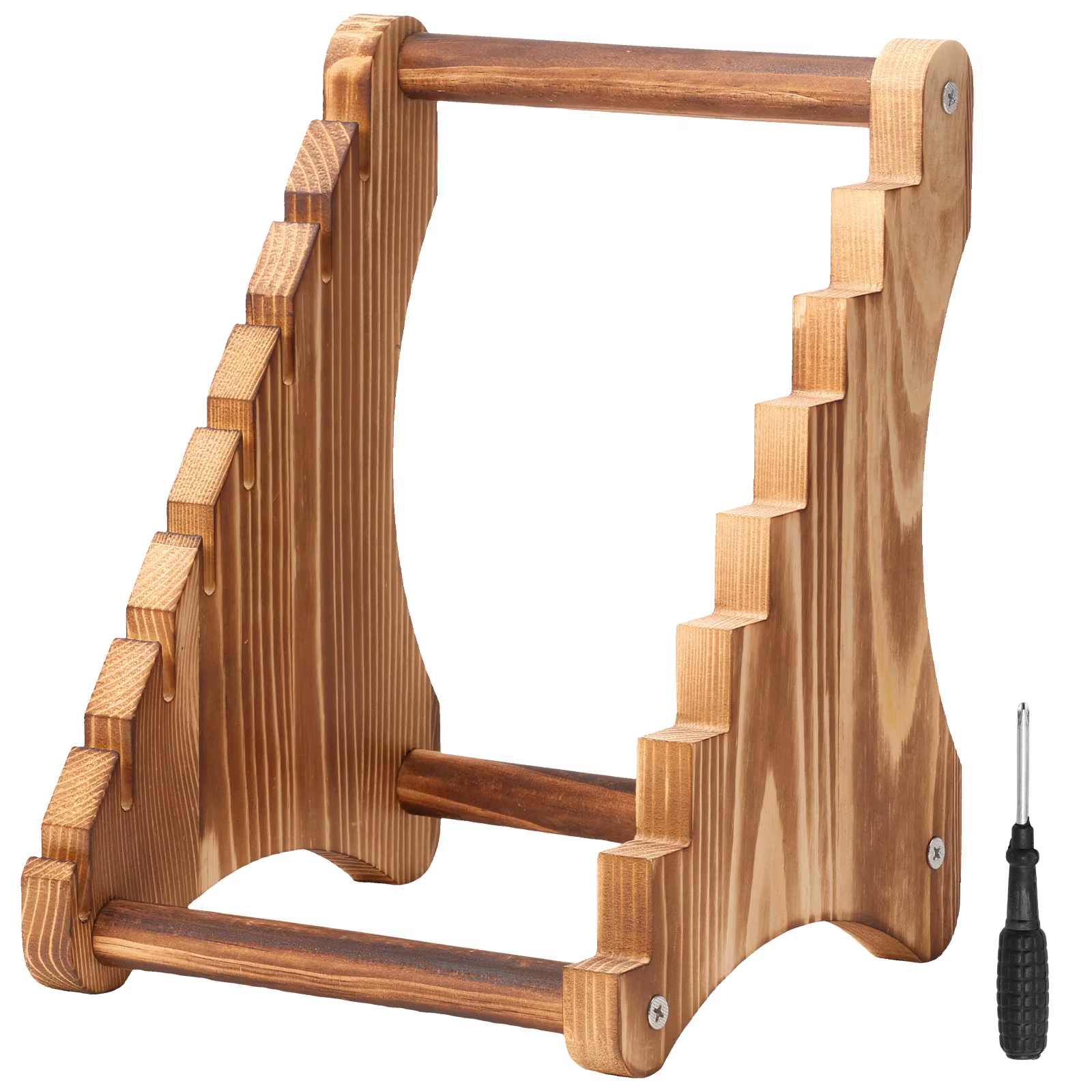 Support de couteaux en bois à 7 niveaux, 1 pièce, support de rangement, présentoir de couteaux, supp