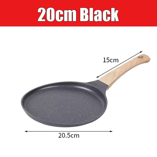 Poêle à crêpes en céramique antiadhésive 20/24/28 cm, poêle à pizza, poêle à omelettes, poêle à stea