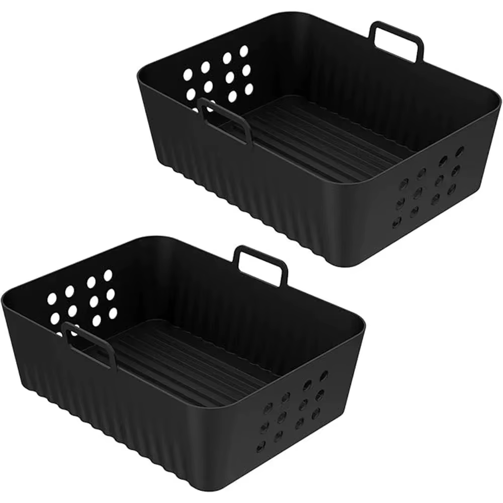 Doublures en Silicone pour friteuse à Air Ninja SL400 SL401, panier XL à Double pile, plateau de cui
