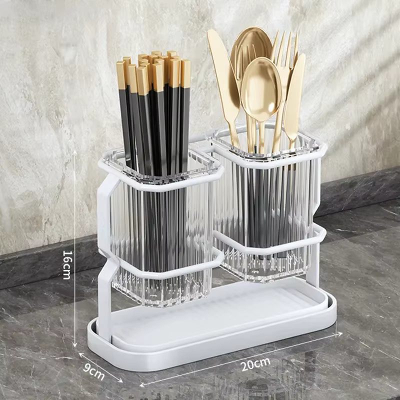 Porte-couverts mural pour dessus de seau de cuisine, rangement pour ustensiles de cuisine, porte-cou