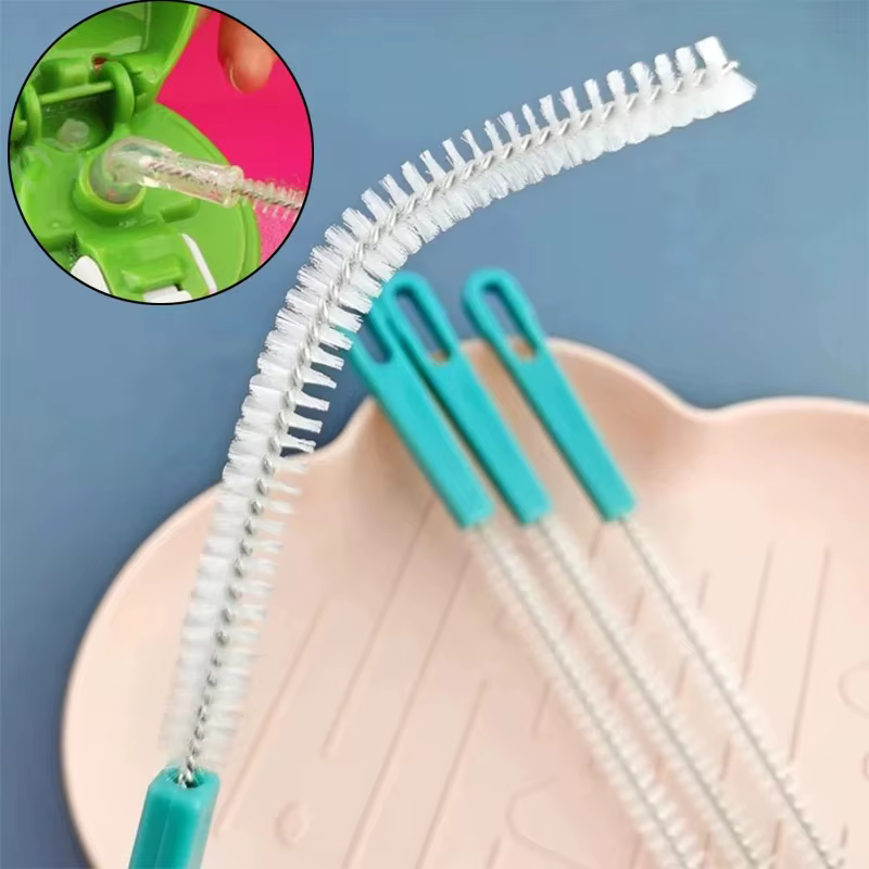 Brosse de nettoyage multifonctionnelle, brosses de bouteille en paille, nettoyeur de pailles de lava