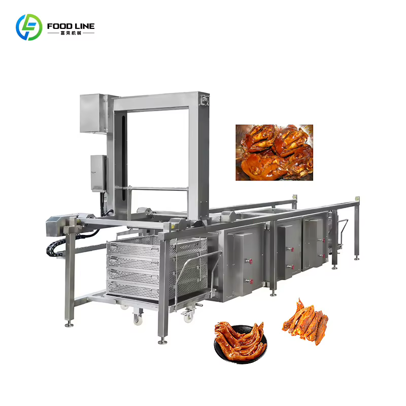 Marmite de cuisson continue automatique pour viande braisée, idéale pour restaurants, cantines, usin