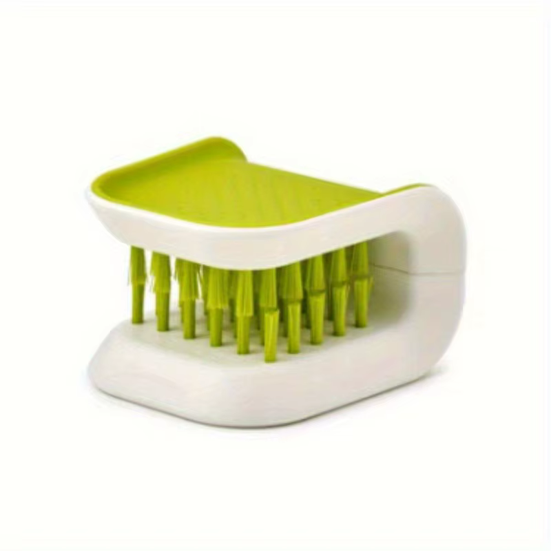 1 pièce, brosse de nettoyage double face en forme de U pour couteaux et couverts - Idéale pour les f