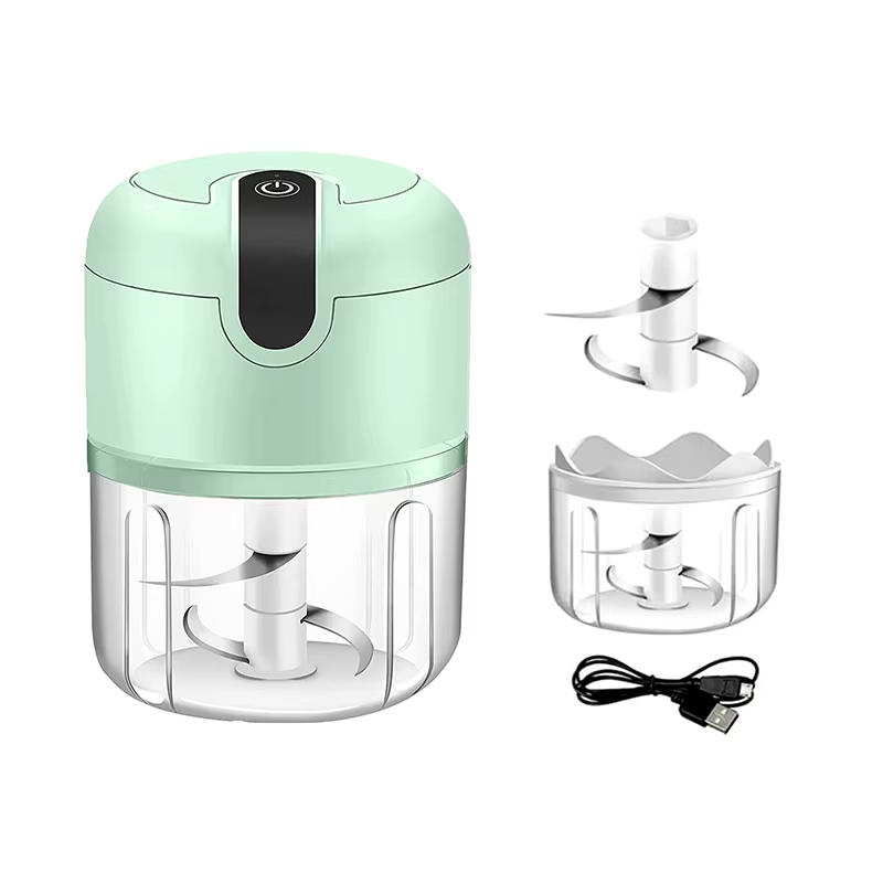 Mini hachoir à ail électrique, robot culinaire, hachoir à ail sans fil Portable, hachoir à viande