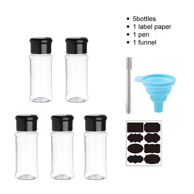 Pots pour épices, salière et poivrière, pot d'assaisonnement, organisateur d'épices, condiments de B