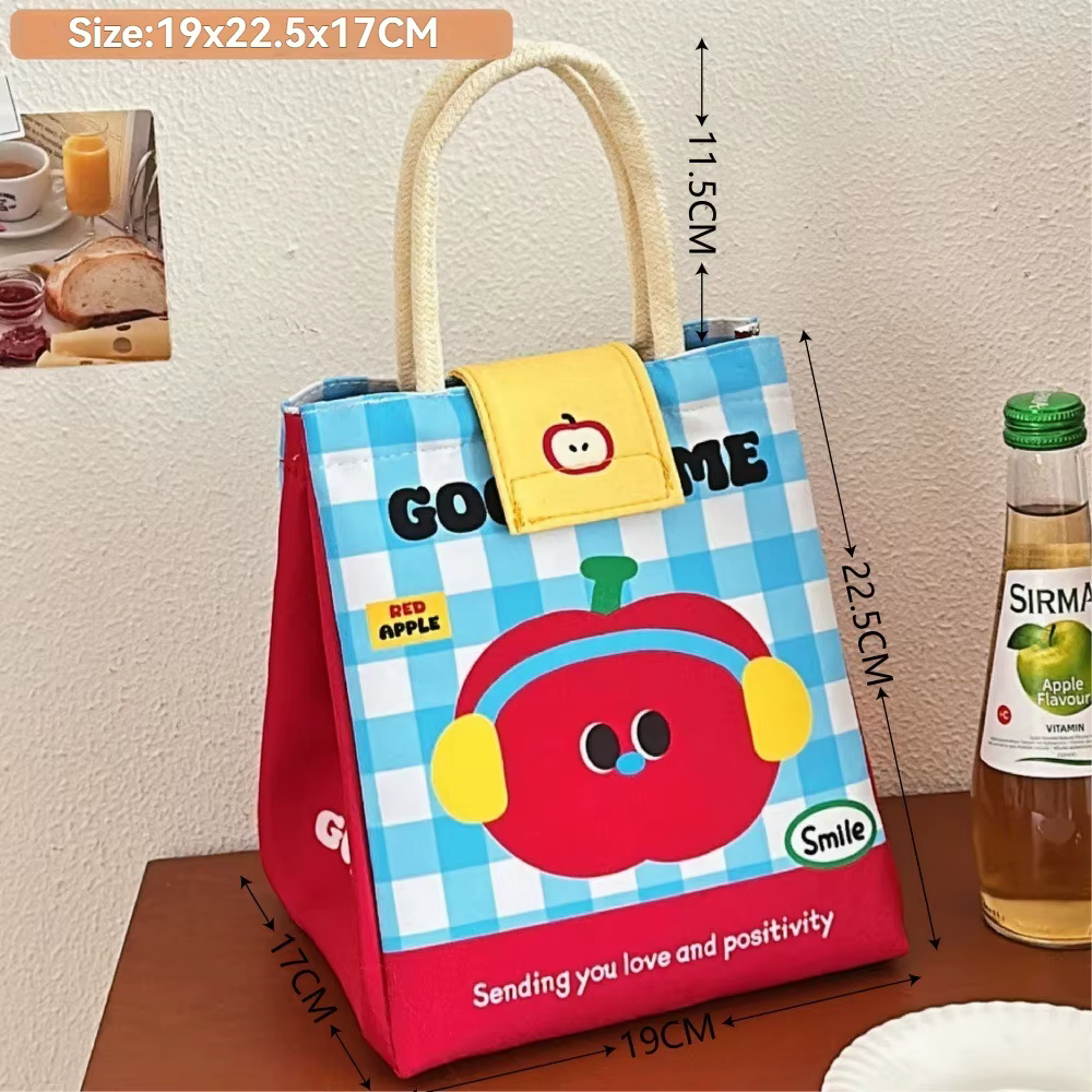 Sac de rangement, sac bento mignon, sac à main grande capacité pour employé de bureau, sac isotherme