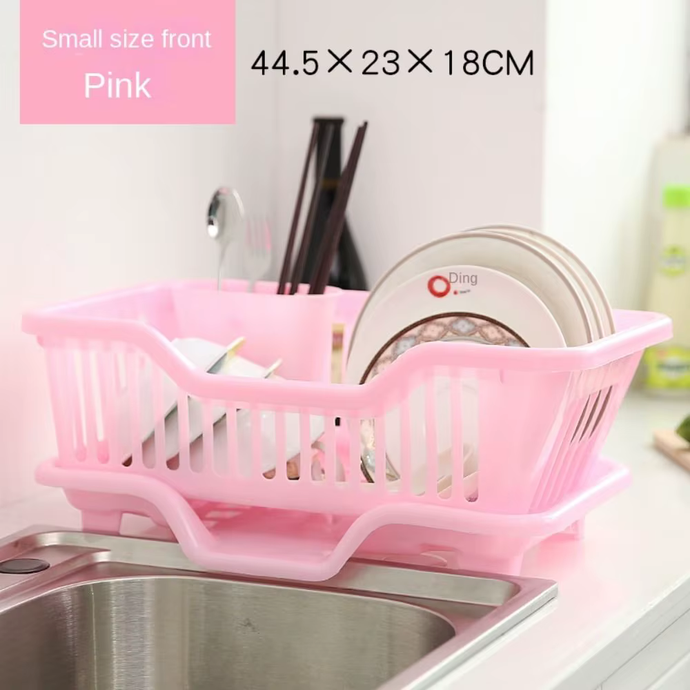 Vaccage de la vaisselle T1 Ustensiles de cuisine avec égouttoir, dessus de seau, vaisselle, assiette