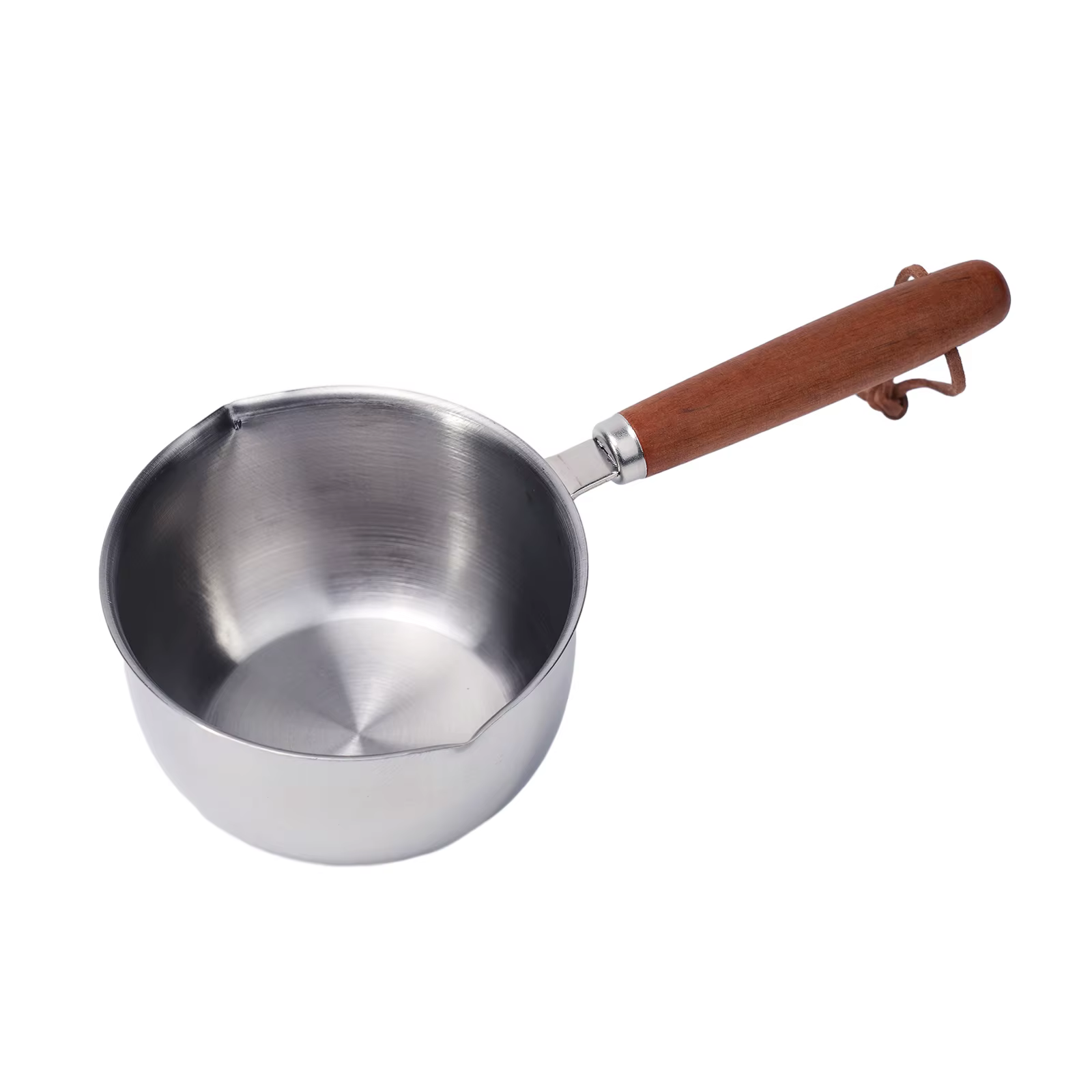 Poêle à huile chaude en acier inoxydable, chauffe-beurre chaud, poêle à fond plat pour éclaboussures