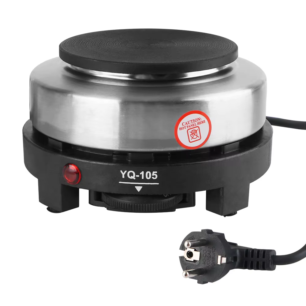 Appareil de cuisine multifonctionnel, plaque chauffante 500W 220V, chauffe-lait, eau, café, mini-réc