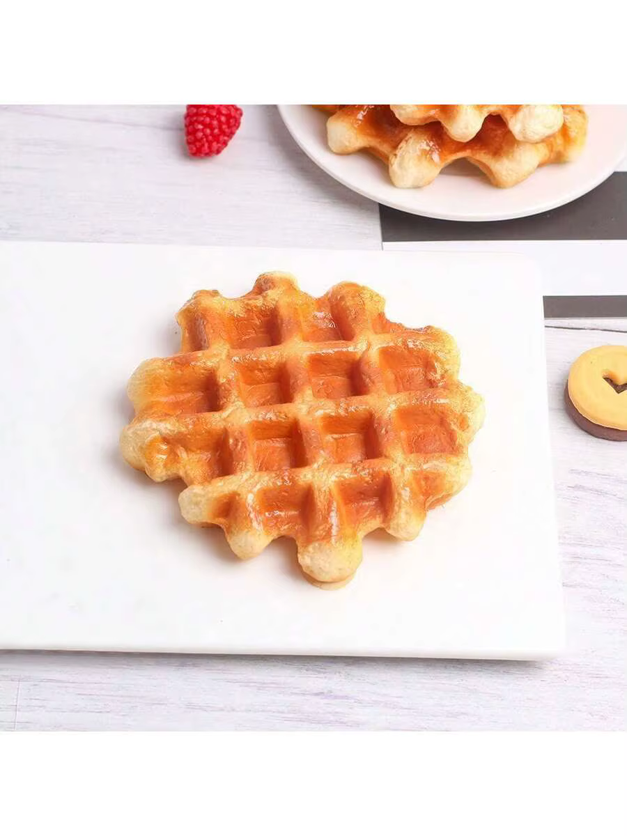 Modèle de nourriture de gaufre de Simulation 1 pièces pour l'affichage de vitrine de Simulation de g